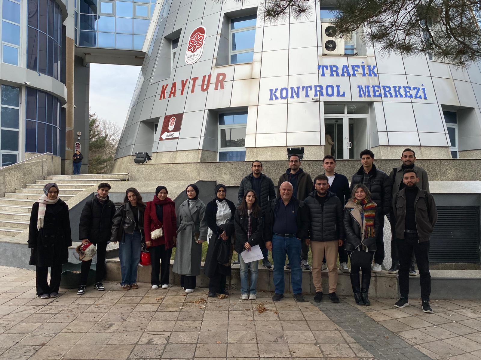 Mimarlık Öğrencilerinden Trafik Kontrol Merkezi’ne Teknik Gezi