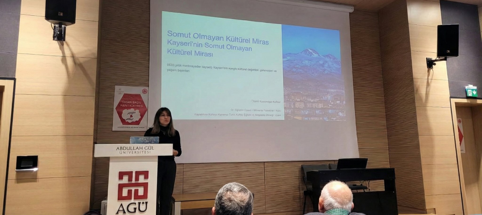 AGÜ’de “Kayseri’nin Somut Olmayan Kültür Varlıkları” Semineri